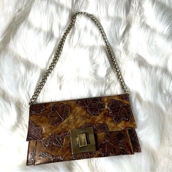 Cango and Ronaldo embossed leaf bag - Picture 1 of 12